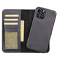 Full Leather Coating Detachable Wallet Case for Apple iPhone 13 Series