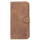 Full Leather Coating Detachable Wallet Case for Apple iPhone 13 Series