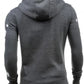 Mens Street Style Biker Hoodie