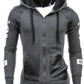 Mens Street Style Biker Hoodie