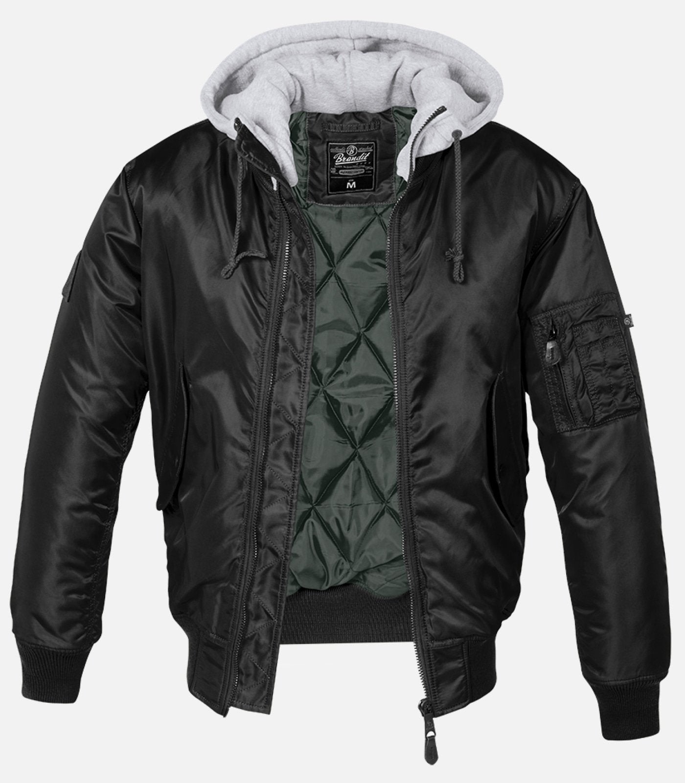 Hooded MA1 Bomber Jacket