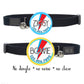 Bowie Ziggy Stardust Tag- Silent, Eco-Friendly, Ringless ID Tag