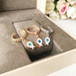 Dangle Fish Evil Eye Ring