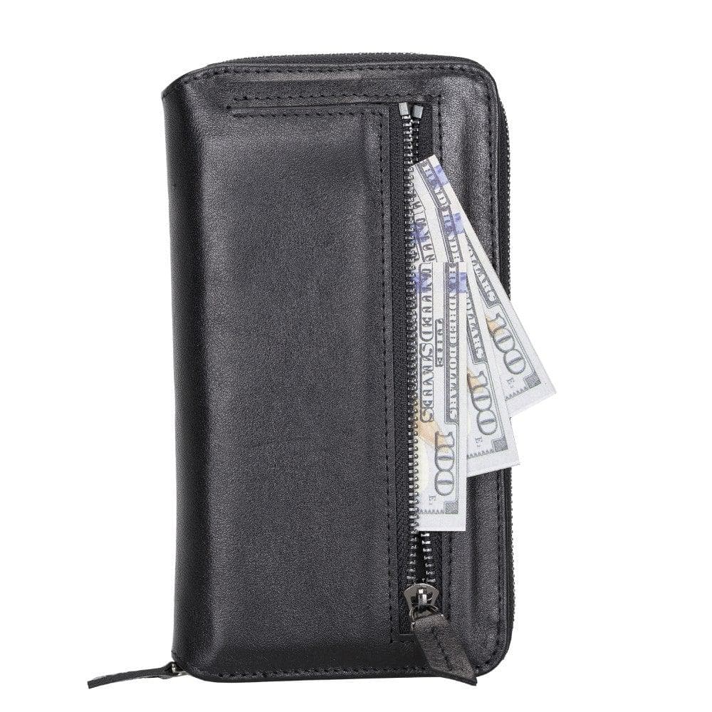 Detachable Leather Zipper Wallet Cases for Apple iPhone 13 Series