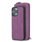 Detachable Leather Zipper Wallet Cases for Apple iPhone 13 Series