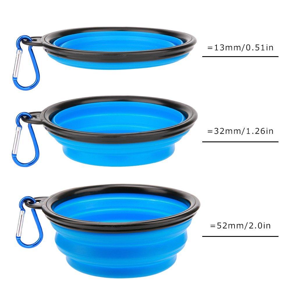 2 in 1 Dog Drinking Water Bottle with Bowls