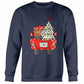 Joy Christmas Tree Truck Sweatshirt