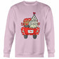 Joy Christmas Tree Truck Sweatshirt