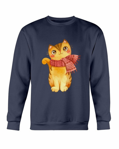 Cute Winter Cats Christmas Sweatshirt