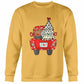 Joy Christmas Tree Truck Sweatshirt