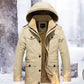 Mens Hooded Military Style Coat