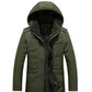 Mens Hooded Military Style Coat