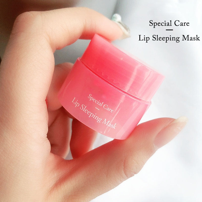 Lip Sleeping Mask Night Sleep Maintenance Moistened Lip Balm the Pink Lips Bleaching Cream Nourish Protect Lips Care 3G - Executive-Skincare