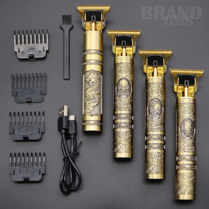 Men's Beard Hair Clipper Designer Random Electric Professional - Executive-Skincare