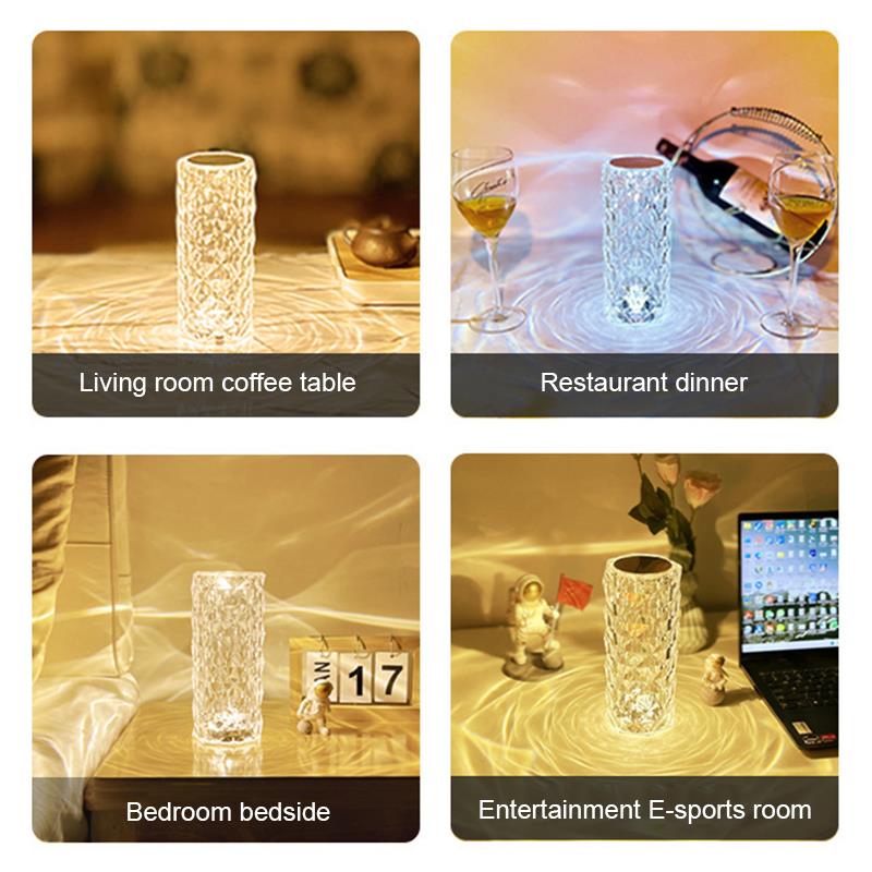 LED Crystal Table Lamp - Executive-Skincare