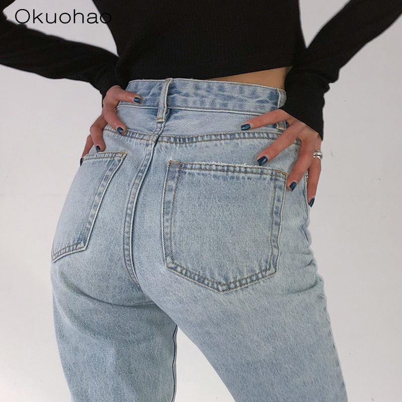 High Waist Jeans - Executive-Skincare