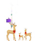 1/3pcs Christmas Deer Lightings Gold Deer Elk Light Luminous Reindeer - Executive-Skincare