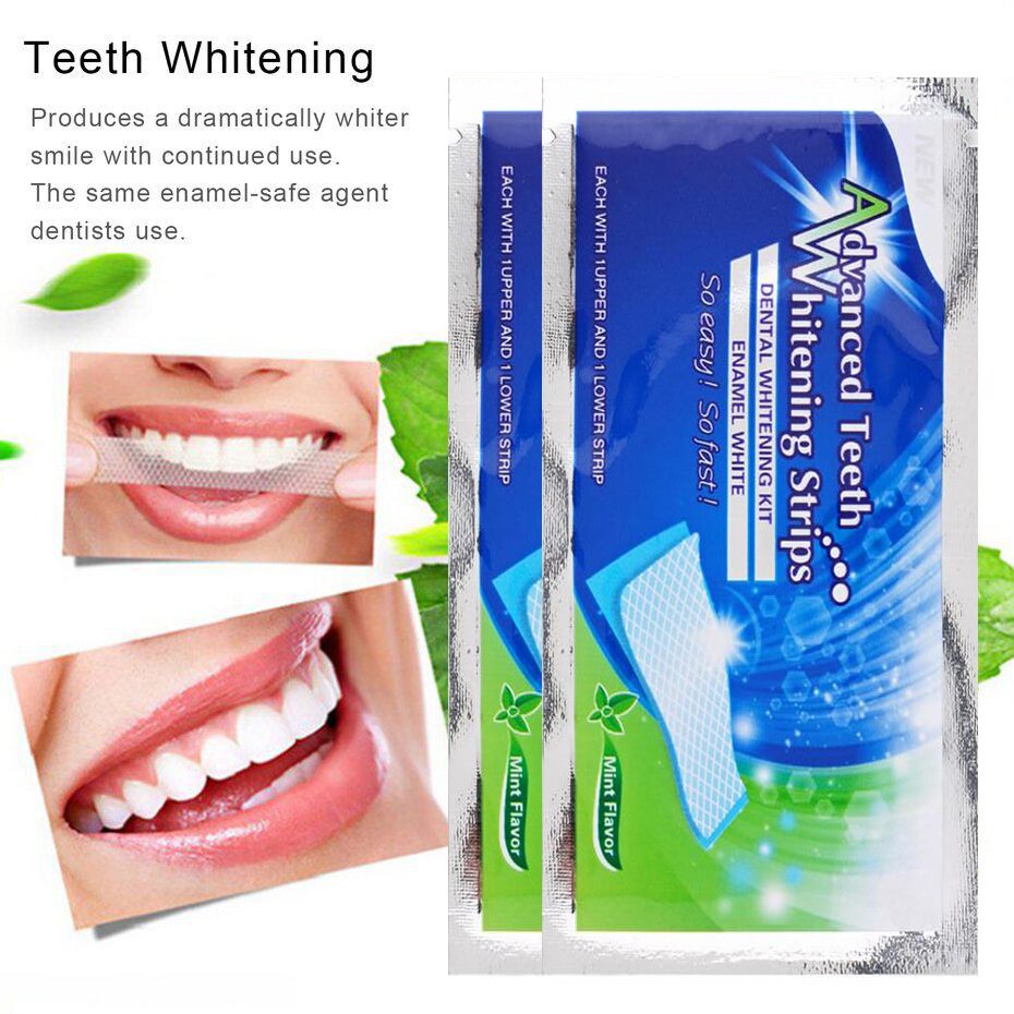 White Gel Teeth Whitening Tooth Bleaching Whiter Teeth Whitening Strips - Executive-Skincare