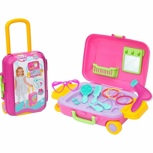 Dede Candy & Ken Beauty Toy Set for Girls, Pink Suitcase Set, for - Executive-Skincare