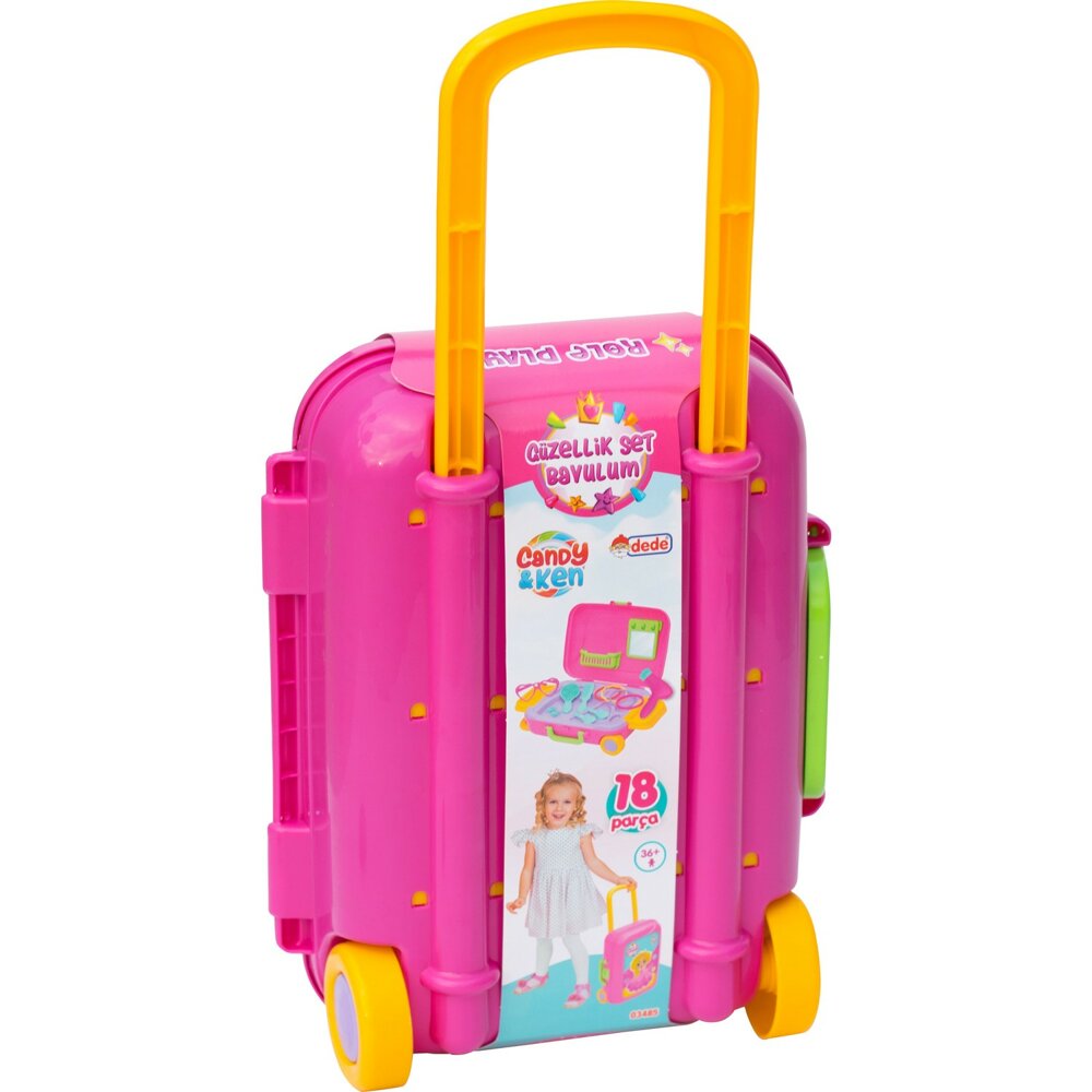 Dede Candy & Ken Beauty Toy Set for Girls, Pink Suitcase Set, for - Executive-Skincare