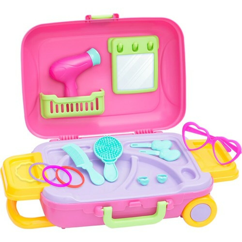 Dede Candy & Ken Beauty Toy Set for Girls, Pink Suitcase Set, for - Executive-Skincare