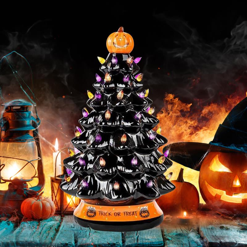 Halloween Colored lights Christmas Tree - Executive-Skincare