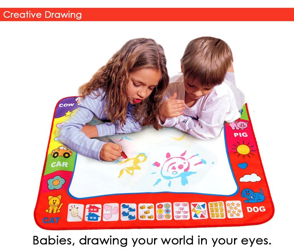 80 x 60cm Baby Kids Add Water with Magic Pen Doodle Painting Picture - Executive-Skincare