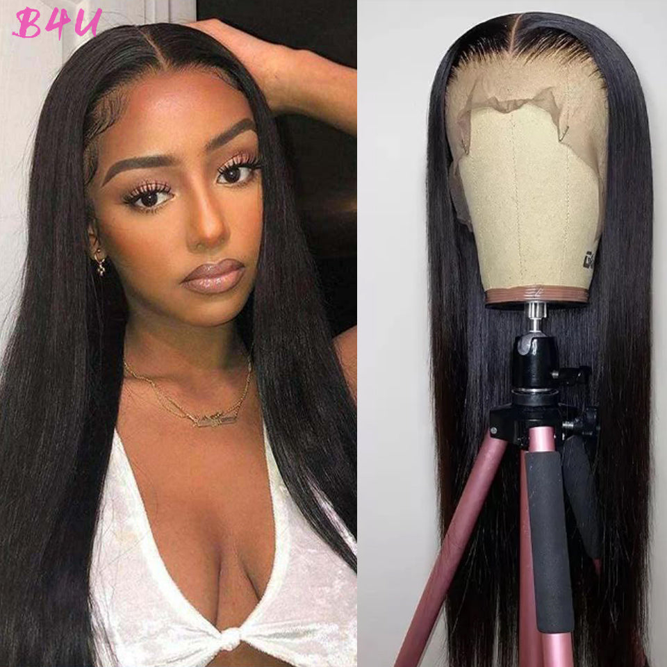 13x4 Straight Lace Front Human Hair Wig 13x6 Lace Frontal Wig Pre - Executive-Skincare