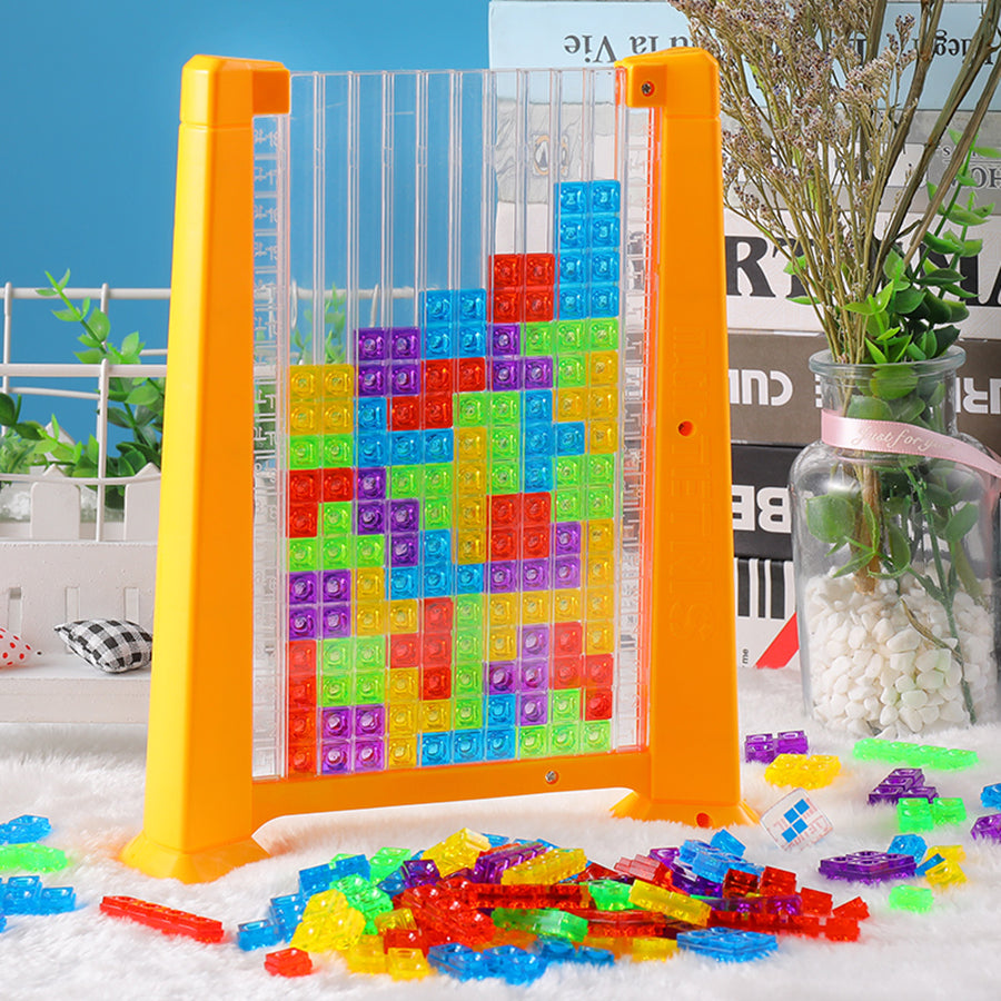 Tetris Game Colorful 3D Puzzle Tangram Math Toys - Executive-Skincare