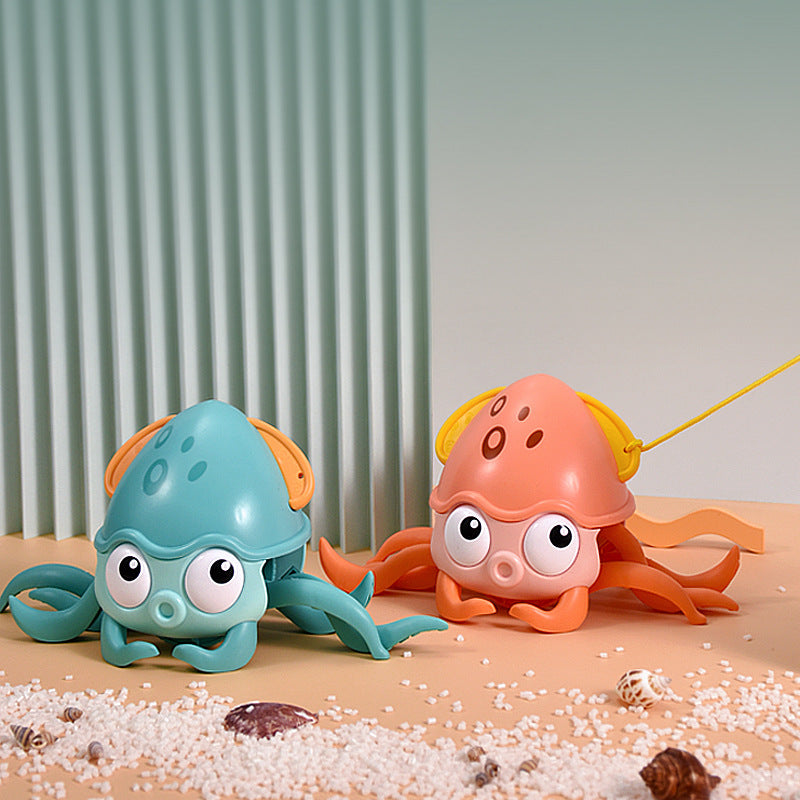 Summer Bathing Bath Toys Octopus Clockwork Swimming Kids - Executive-Skincare