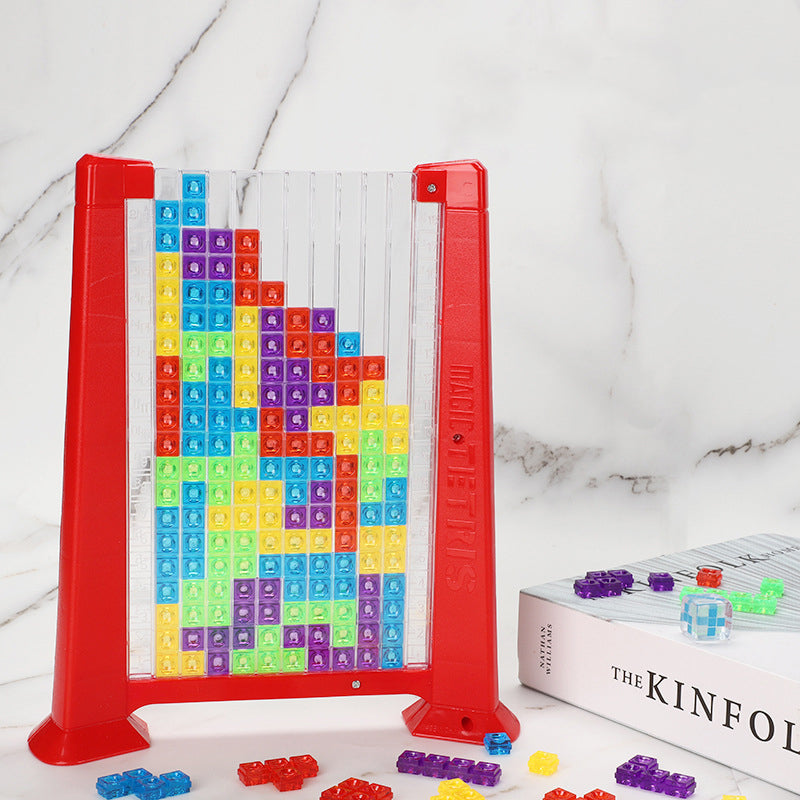 Tetris Game Colorful 3D Puzzle Tangram Math Toys - Executive-Skincare