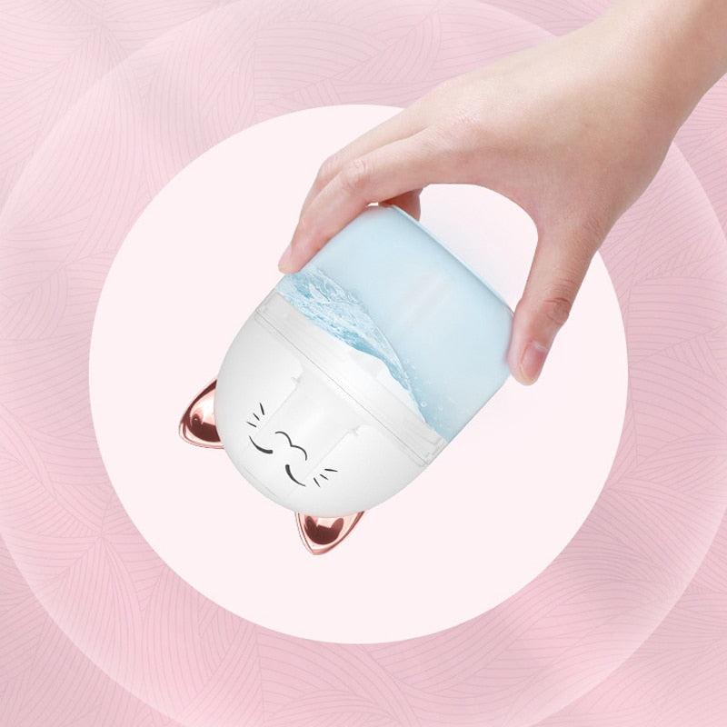 New Desktop Humidifier With Colorful Atmosphere Light 250ml Capacity Cold Mist Aroma Diffuser Home Bedroom Humidifier Purifies - Image #10