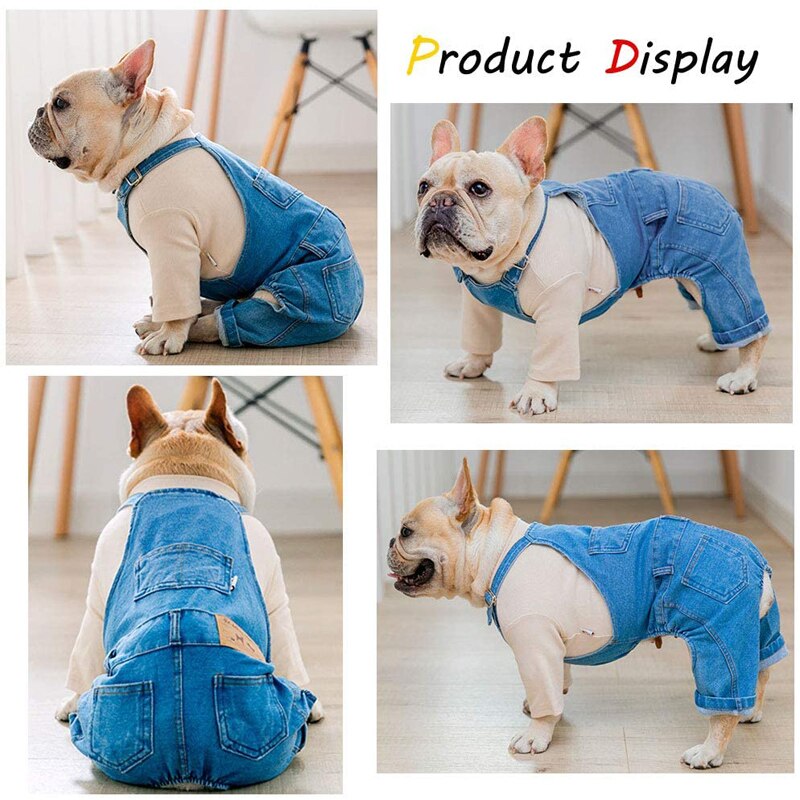 Blue Jeans Dog Overalls - Executive-Skincare