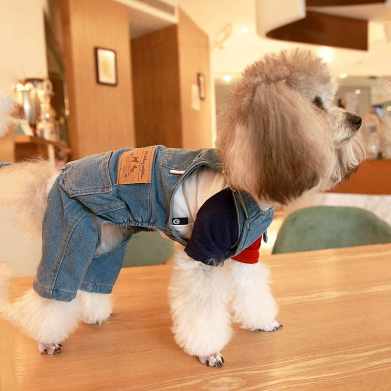 Blue Jeans Dog Overalls - Executive-Skincare