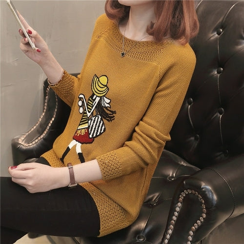 2020 New Autumn Winter For Womens Cashmere Sweater Thick Fashion Loose - Executive-Skincare