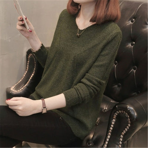 2020 New Fashion Winter Autumn Women Pullover Knitted Sweaters Casual - Executive-Skincare