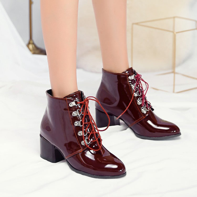 Women's thick heel short boots new autumn and winter - Executive-Skincare