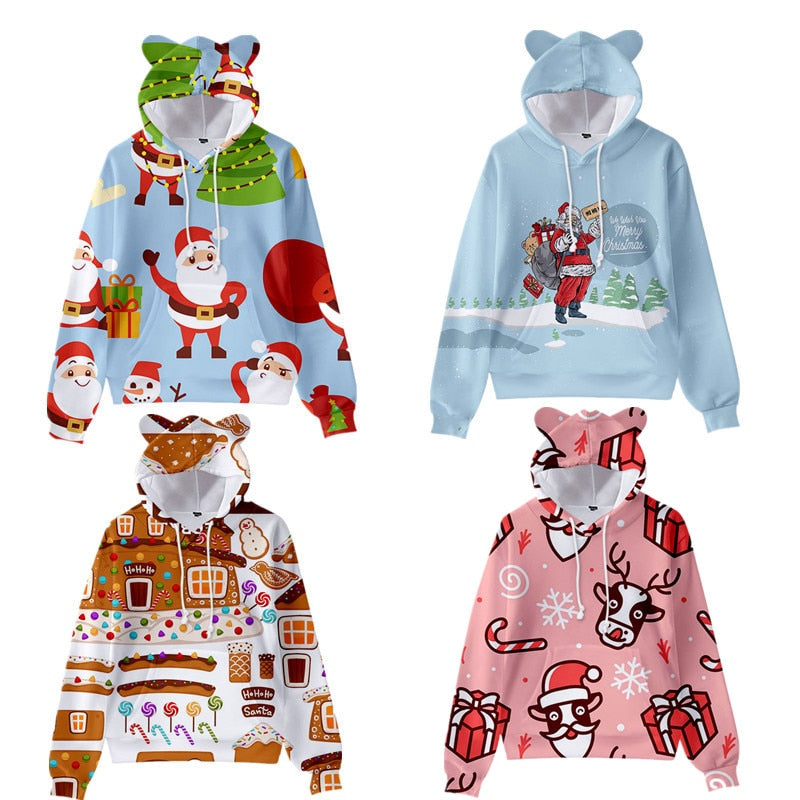 2021 Stylish Unisex child Men Women Santa Claus  Christmas Novelty - Executive-Skincare