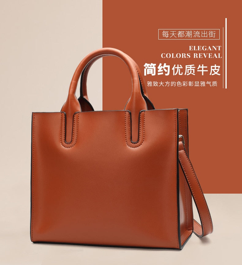 2022 New Ladies Leather Shoulder Bag Trend Large Capacity High Quality - Executive-Skincare