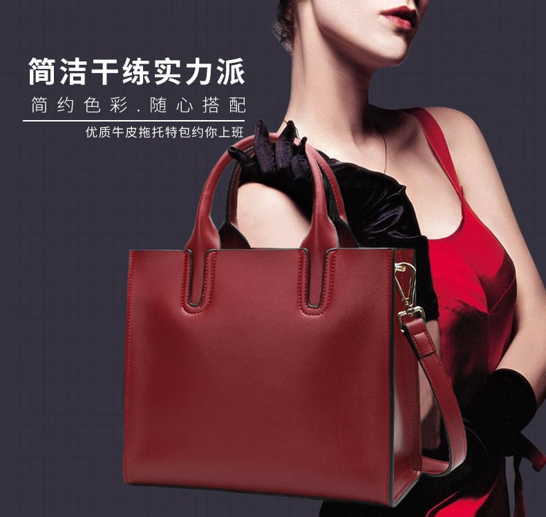 2022 New Ladies Leather Shoulder Bag Trend Large Capacity High Quality - Executive-Skincare