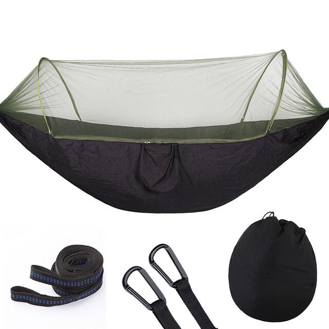 Fully Automatic Quick Opening Hammock With Mosquito Net - Executive-Skincare