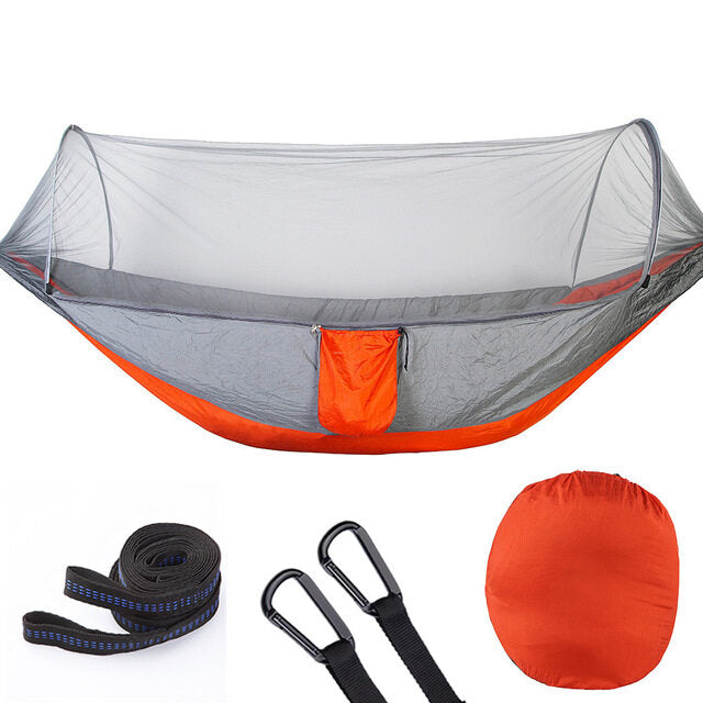 Fully Automatic Quick Opening Hammock With Mosquito Net - Executive-Skincare