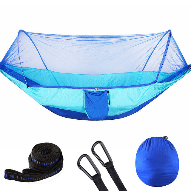 Fully Automatic Quick Opening Hammock With Mosquito Net - Executive-Skincare