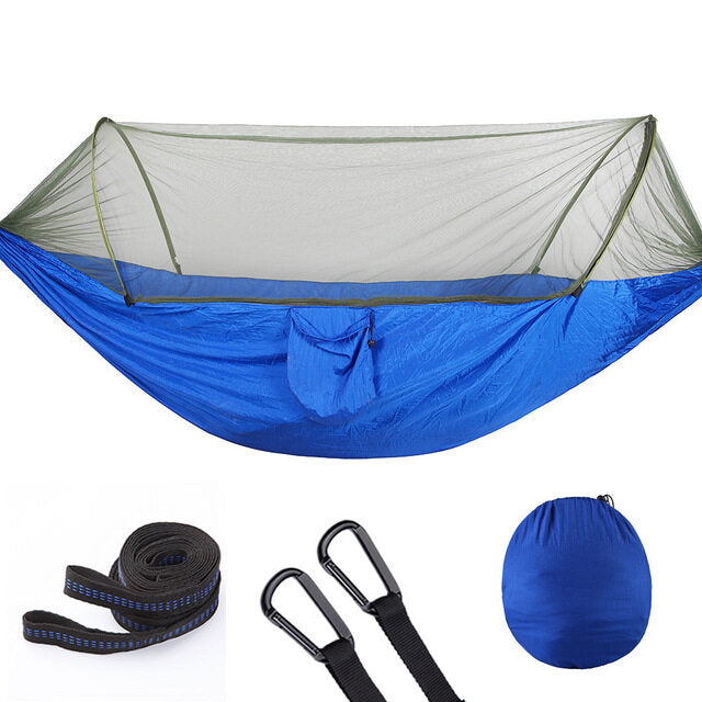 Fully Automatic Quick Opening Hammock With Mosquito Net - Executive-Skincare