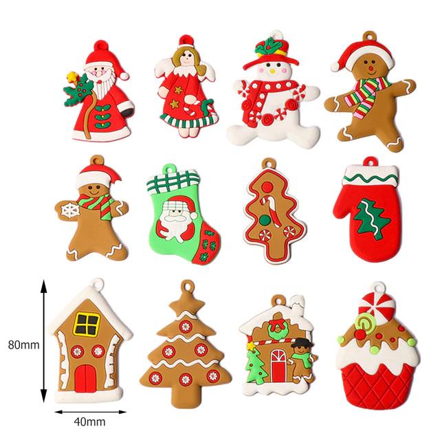 Gingerbread Christmas Pendant Xmas Tree Drop Ornament - Executive-Skincare