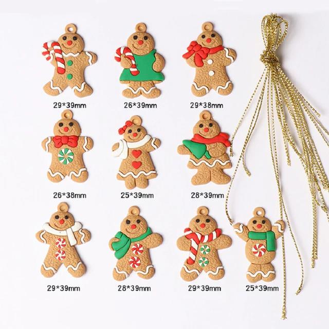 Gingerbread Christmas Pendant Xmas Tree Drop Ornament - Executive-Skincare