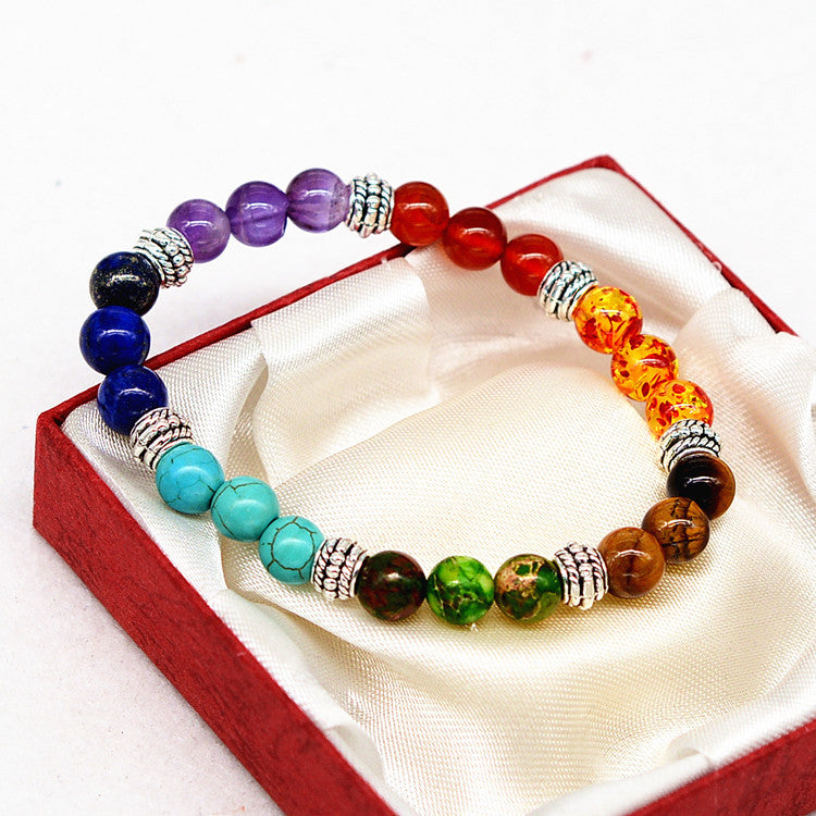 Align Yourself 7 Chakra Healing Crystals Bracelet - Executive-Skincare