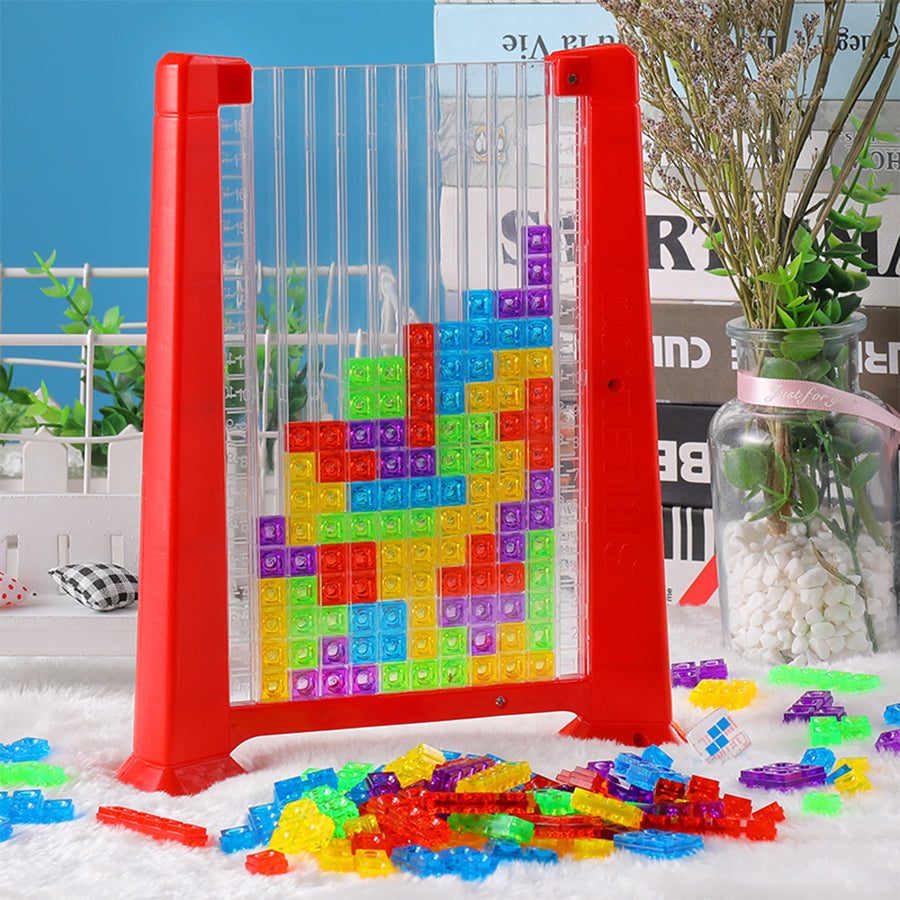 Tetris Game Colorful 3D Puzzle Tangram Math Toys - Executive-Skincare