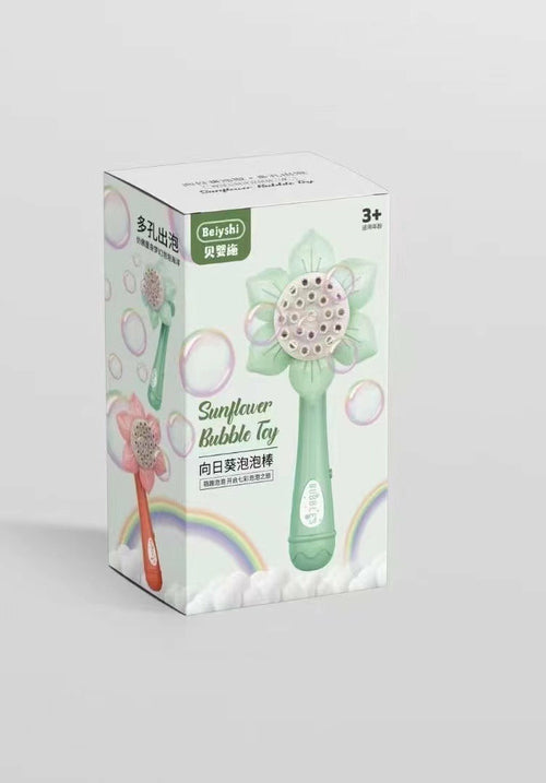 Portable Bubble Sunflower Shape Bubble Machine Toy - Executive-Skincare