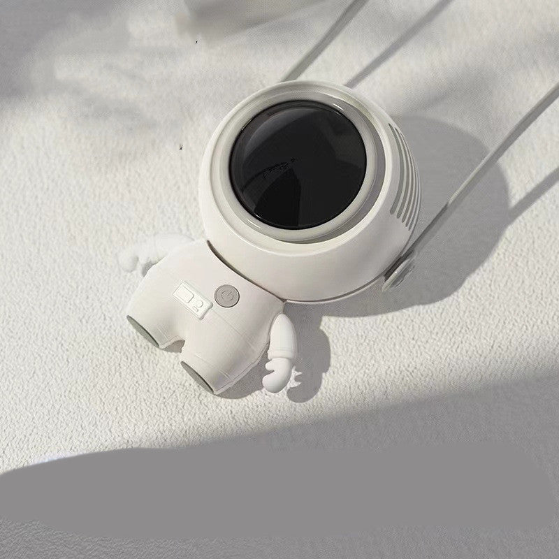 Small Handheld Personal Neck Fans USB Rechargeable Astronaut - Executive-Skincare